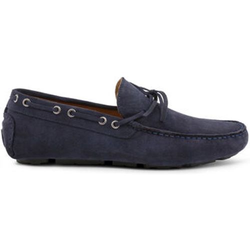 Mokassins Edoardo - Suede Blue - Duca Di Morrone - Modalova