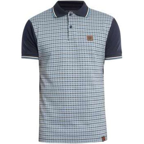 Poloshirt Hahnentritt-Panel-Poloshirt - Trojan - Modalova