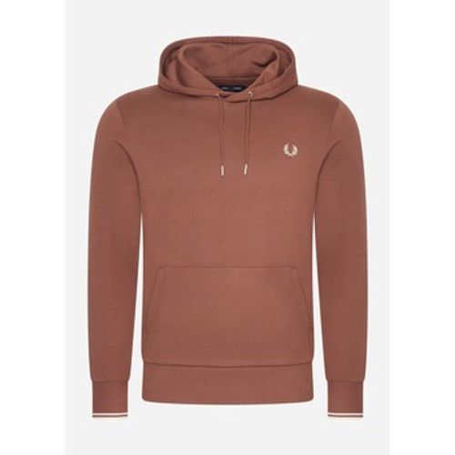 Sweatshirt Tipped hooded sweatshirt - whiskey brown porridge marl - Fred Perry - Modalova