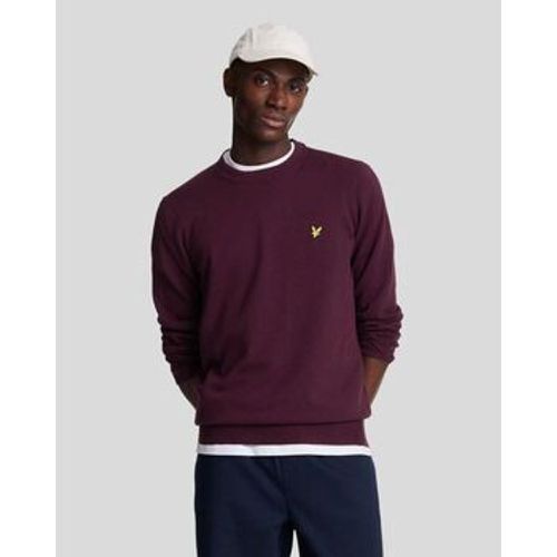 Pullover KN2110V MERINO CREW-Z562 BURGUNDY - Lyle & Scott - Modalova