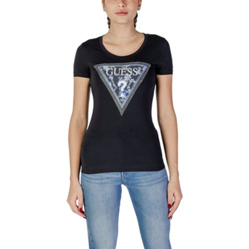 T-Shirt SS CN TRIANGLE FLOWER W5RI00 J1314 - Guess - Modalova