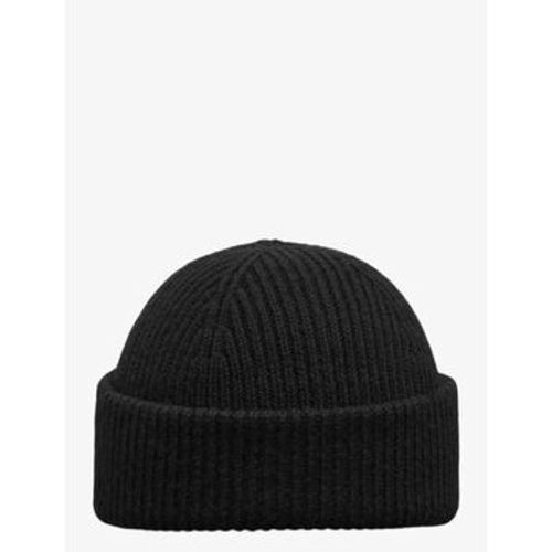 Hut 16094982 MERINO BEANIE-BLACK - Selected - Modalova