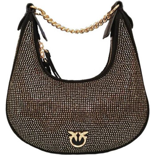 Taschen BAG MOD. BRIOCHE HOBO MINI FULL STRASS Art. 101433A159 - pinko - Modalova