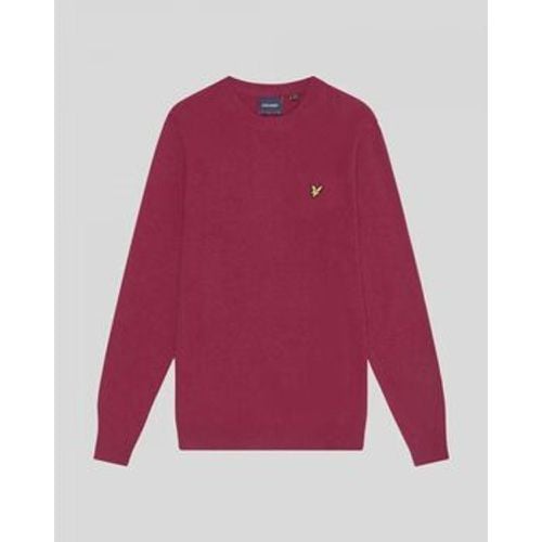 Pullover KN2114V LAMBSWOOL BLEND CREW-X318 RICH BURGUNDY - Lyle & Scott - Modalova