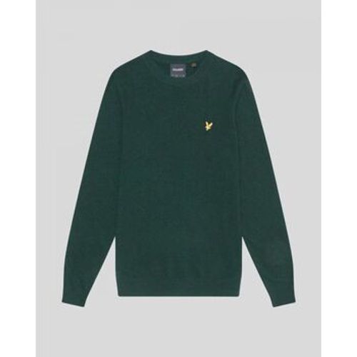 Pullover KN2114V LAMBSWOOL BLEND CREW-X321 ARGYLE TEAL MARL - Lyle & Scott - Modalova