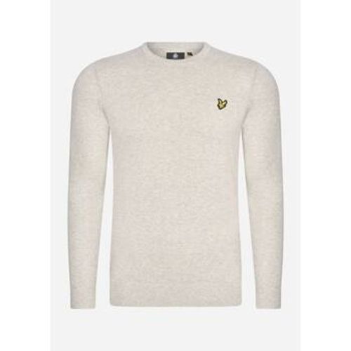 Pullover Cotton merino crew neck jumper - light grey marl - Lyle & Scott - Modalova