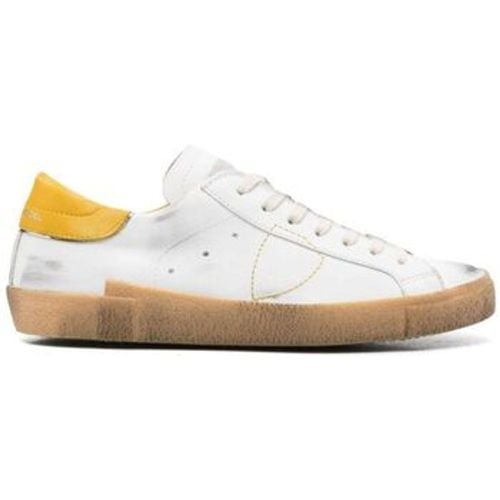 Sneaker PRLU VT03 - PARIS X-VEAU 70_BLANC JAUNE - Philippe Model - Modalova