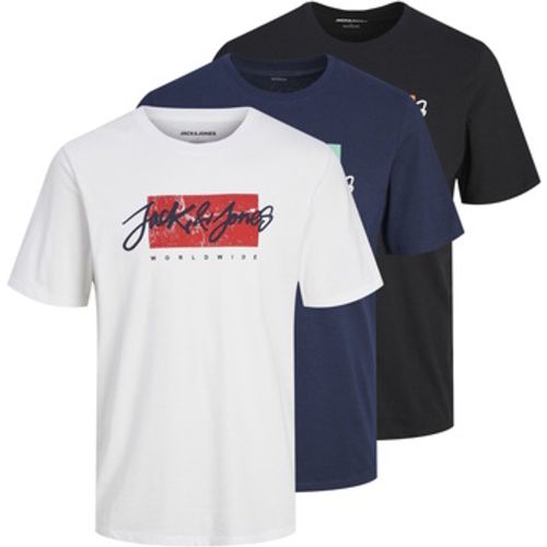 T-Shirt T-Shirt Tiley Kurzarmshirt 3er pack - jack & jones - Modalova