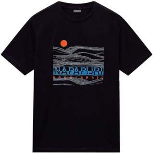 T-Shirts & Poloshirts S Buti T-Shirt Black - Napapijri - Modalova