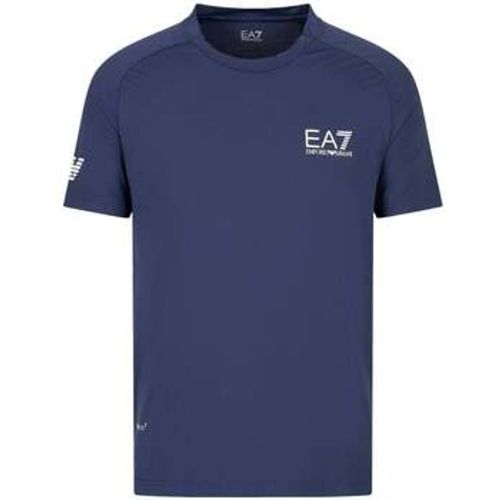 T-Shirts & Poloshirts Tennis Pro VENTUS7 T-Shirt Navy Blue - Ea7 Emporio Armani - Modalova