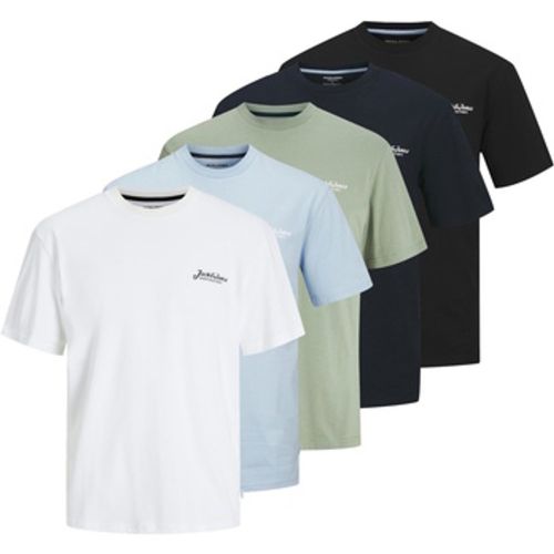 T-Shirt T-Shirt BEAU Kurzarmshirt 5er Pack - jack & jones - Modalova