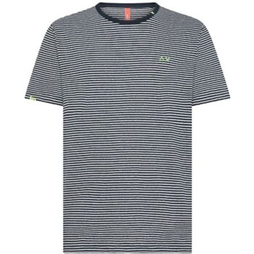 T-Shirts & Poloshirts -weies Leinen-T-Shirt mit Strandstreifen - Sun68 - Modalova
