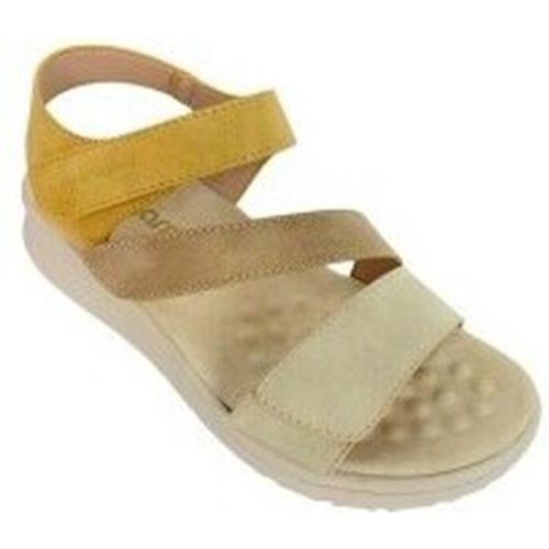 Schuhe 28637 beige Damensandale - Amarpies - Modalova