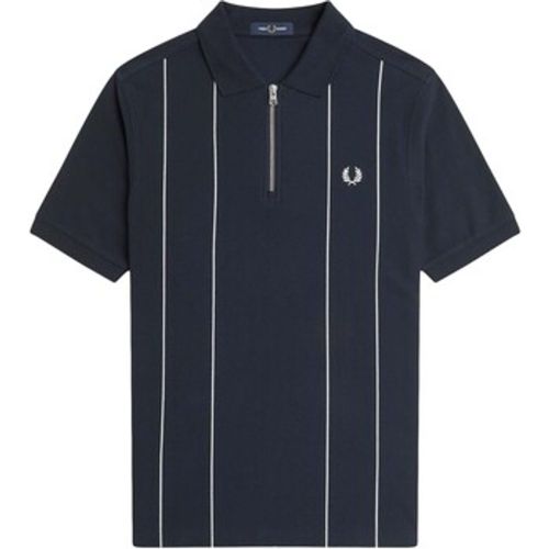 T-Shirts & Poloshirts Fp Pinstripe Zip Neck Shirt - Fred Perry - Modalova
