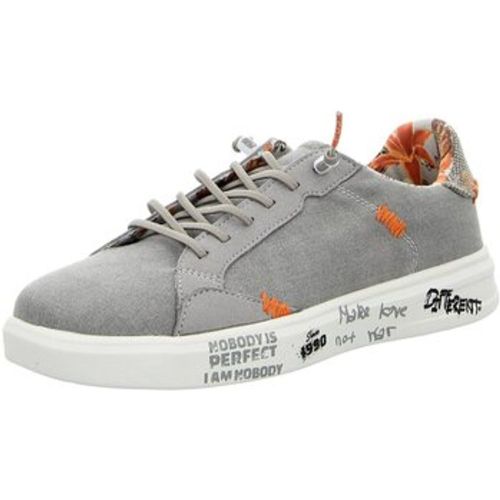 Halbschuhe Schnuerschuhe ALEX washed canvas lt.grey - Fusion - Modalova