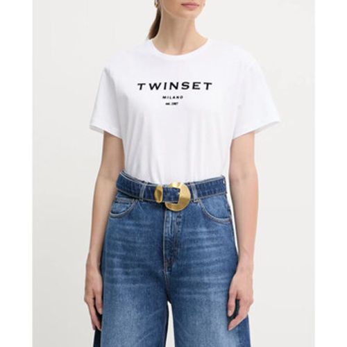Jeans T-SHIRT CON LOGO Art. 252TP2050 - Twin Set - Modalova