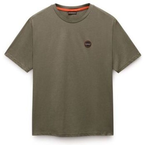 T-Shirts & Poloshirts S-BADGE NP0A8949-GOA1 TEA LEAF - Napapijri - Modalova