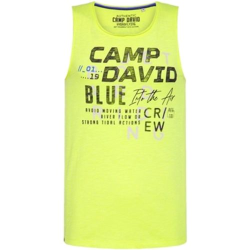 Tank Top Tanktop ärmelloses T-Shirt - camp david - Modalova