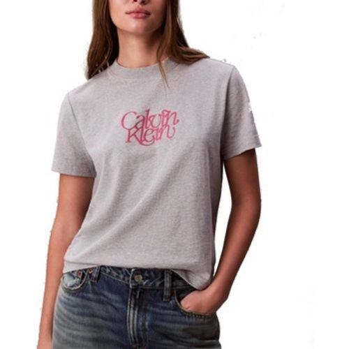 T-Shirt SS FITTED SCRIPT CALVIN - Calvin Klein Jeans - Modalova