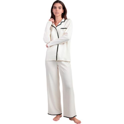 Pyjamas/ Nachthemden Pyjama mit weiter Hose und langärmeligem Hemd Stitching - Admas - Modalova