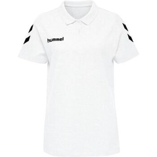 Poloshirt Polo Go Cotton blanc - Hummel - Modalova