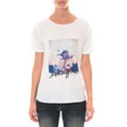 T-shirt Tee shirt Blanc 16426 - Coquelicot - Modalova