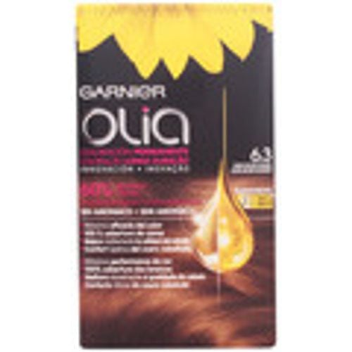 Tinta Olia Coloración Permanente 6,3 Rubio Oscuro Dorado Lotto - Garnier - Modalova