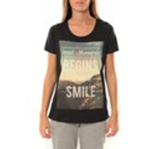 T-shirt Grafic girl s/s Top Box it 10101116 Noir - Vero Moda - Modalova