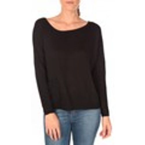 Maglione Basic Structure Pullover Noir - Tom Tailor - Modalova