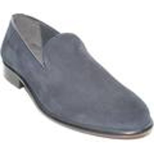 Scarpe Mocassino uomo slip on classico in vero camoscio a pelo ras - Malu Shoes - Modalova