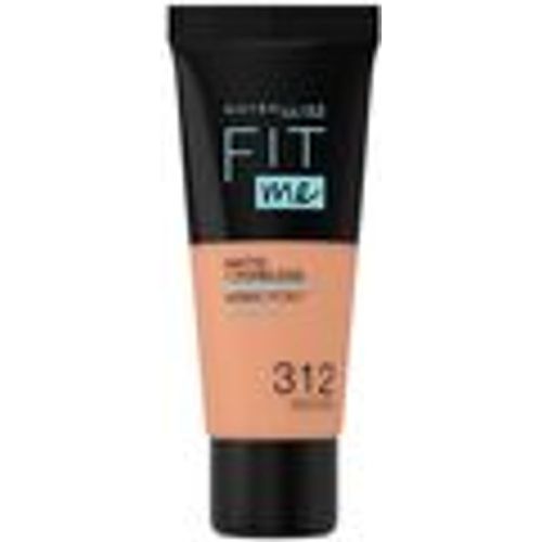 Fondotinta & primer Fit Me Matte+poreless Foundation 312-golden - Maybelline New York - Modalova