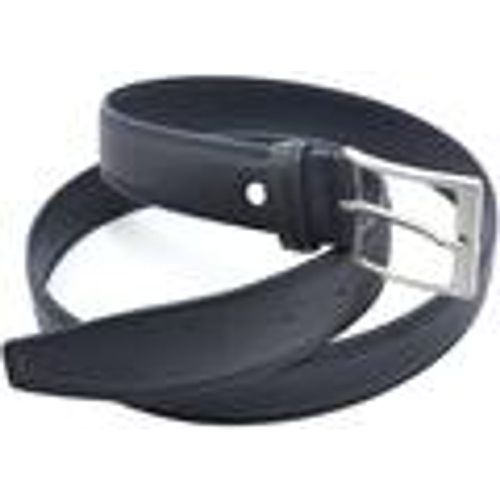 Cintura Cintura uomo nera in vera pelle di vitello crust regolabile con - Malu Shoes - Modalova