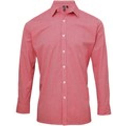 Camicia a maniche lunghe Microcheck - Premier - Modalova