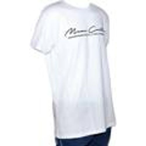 T-shirt T-shirt bicolore white modello con collo rotondo e maniche cort - Malu Shoes - Modalova