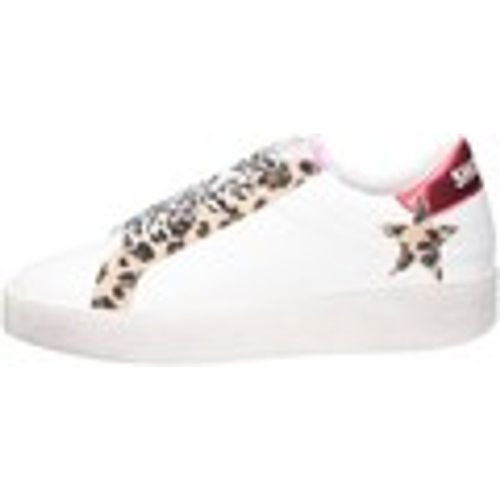 Sneakers basse SA030062 Sneakers Donna BIANCO/LEOPARDATO - Shop Art - Modalova