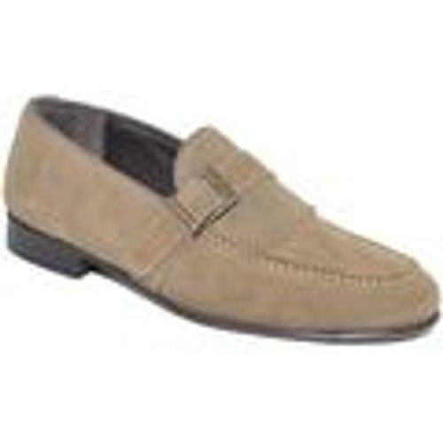 Scarpe Mocassino uomo vera pelle scamosciata con fibbia frange l - Malu Shoes - Modalova