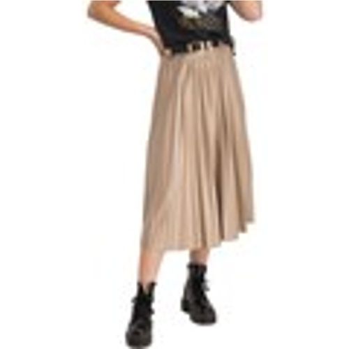 Gonna Nitban Midi Skirt - Sand Shell - Vila - Modalova