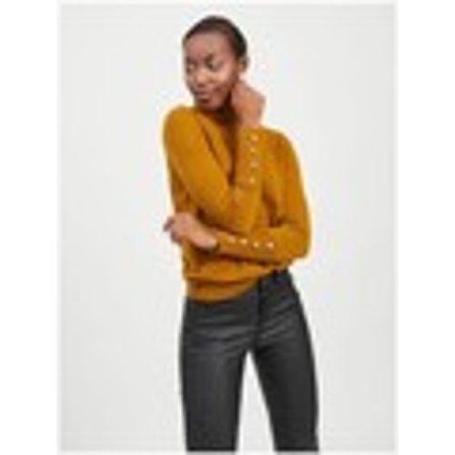 Maglione Kuza Roll Neck Knit - Tapenade - Vila - Modalova