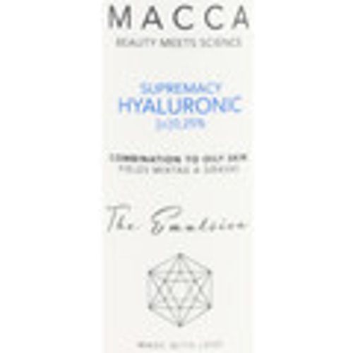 Idratanti e nutrienti Supremacy Hyaluronic 0,25% Emulsion Combination To Oily - Macca - Modalova