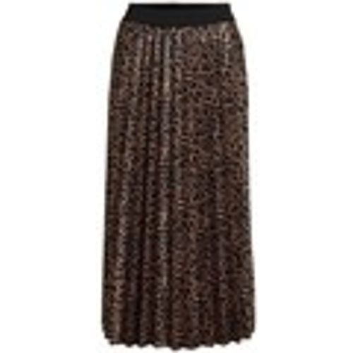 Gonna Nitban Skirt - Print Tiger Eyes Lia - Vila - Modalova