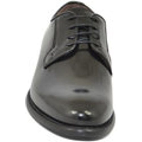 Classiche basse Scarpe uomo stringate liscia vera pelle abrasivata made in - Malu Shoes - Modalova