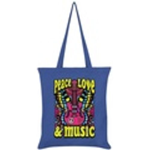 Borsa a tracolla Peace Love And Music - Grindstore - Modalova