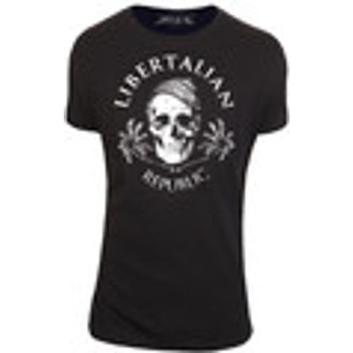 T-shirt T-Shirt Libertalia-Républic Noir - Libertalian-Républic - Modalova