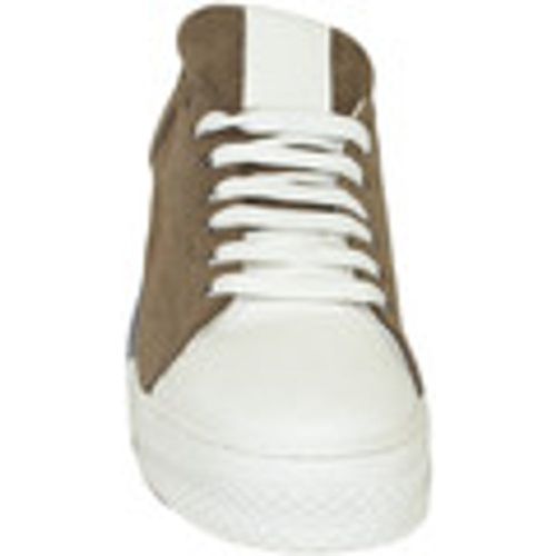 Sneakers Custom 511 sneakers bicolore uomo in vera pelle camoscio taupe - Malu Shoes - Modalova