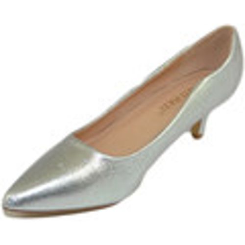 Scarpe Decollete' scarpe donna a punta argento satinato tacco a spillo - Malu Shoes - Modalova