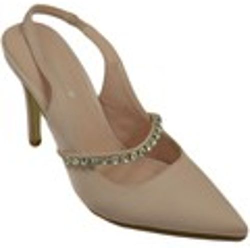 Scarpe Scarpe decollete mules donna elegante punta in raso nude tacco - Malu Shoes - Modalova