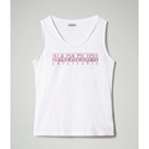 T-shirt & Polo NA4FAG Silea Top Canotta Donna Cotone White Pink - Napapijri - Modalova