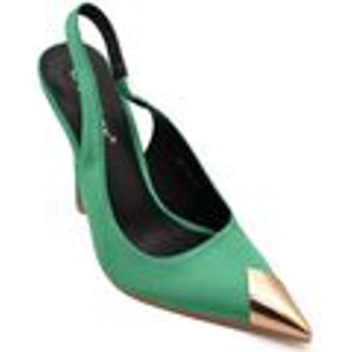 Scarpe Decollete' donna smeraldo alto tacco spillo 12 cm aperto - Malu Shoes - Modalova