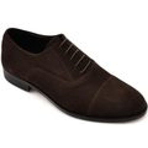 Classiche basse Scarpe uomo stringata elegante derby scamosciata vera pelle mar - Malu Shoes - Modalova