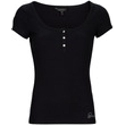 T-shirt ES SS KARLEE JEWEL BTN HENLEY - Guess - Modalova